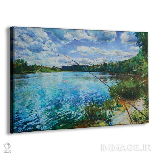 تابلو روز تابستانی بر رودخانه اثر اندریی کوتساچنکو - نمای پرسپکتیو محصول