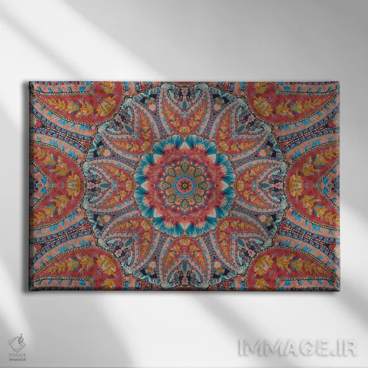 تابلو زیبایی مرواریدی (تزئینشده با مهره) اثر ایمی استوارت - نمای روبهرو روی دیوار