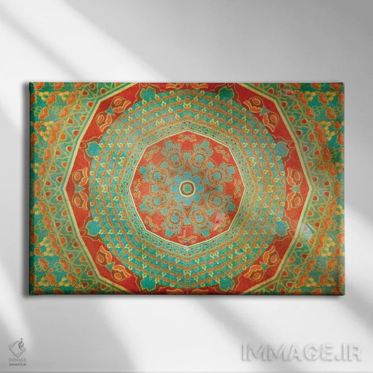 تابلو مرکبات اثر ایمی استوارت - نمای روبهرو روی دیوار