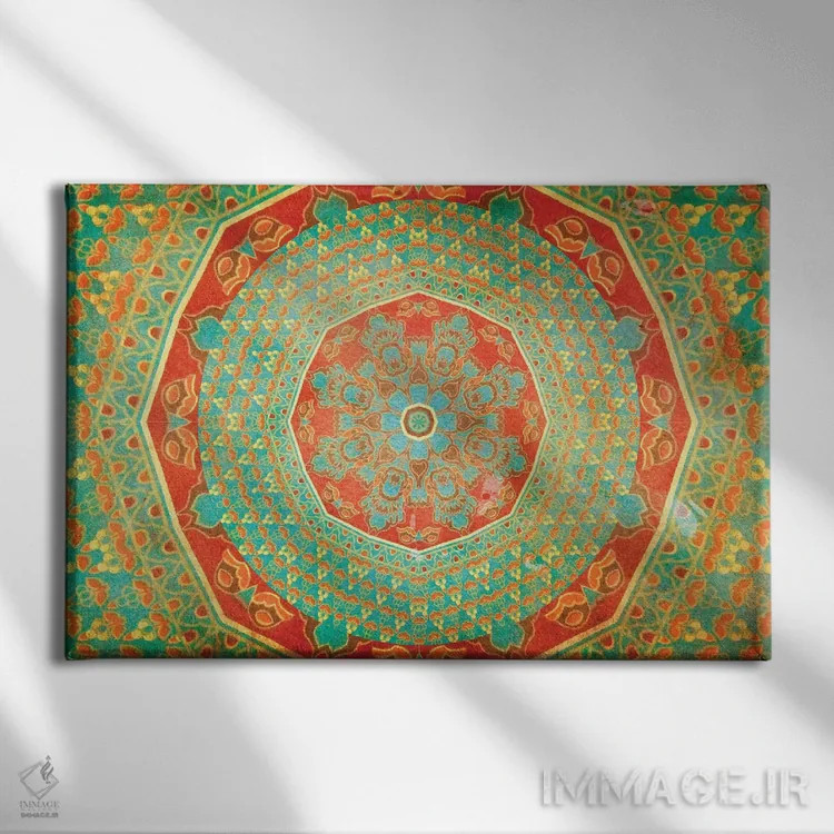 تابلو مرکبات اثر ایمی استوارت - نمای روبهرو روی دیوار