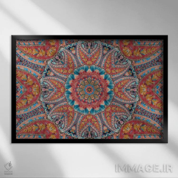 تابلو زیبایی مرواریدی (تزئینشده با مهره) اثر ایمی استوارت - نمای قابدار مشکی