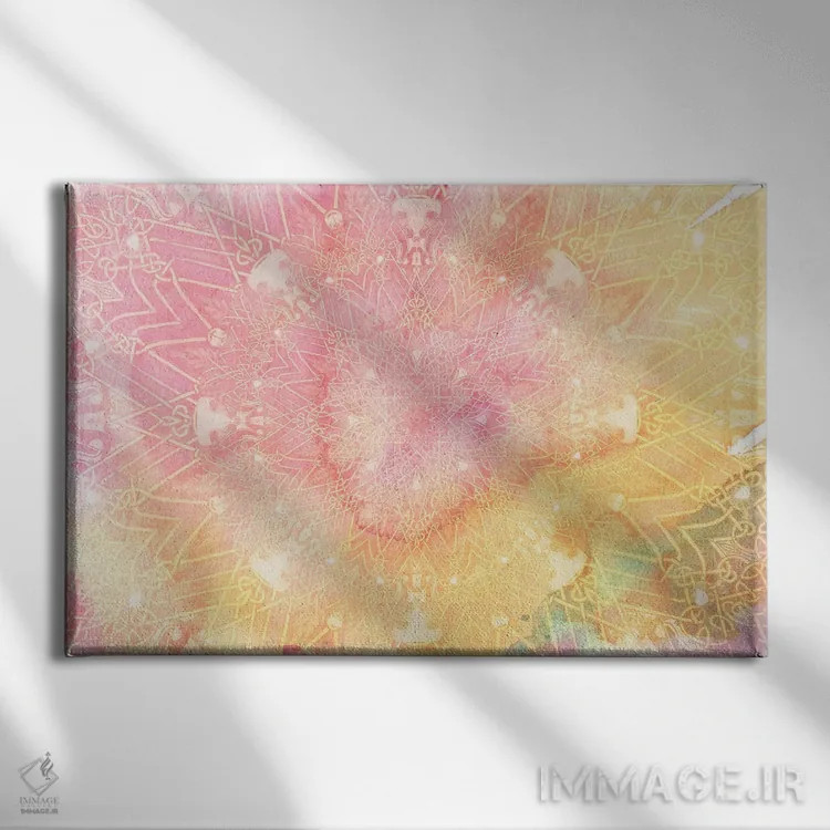 تابلو لیموناد صورتی اثر ایمی استوارت - نمای روبهرو روی دیوار