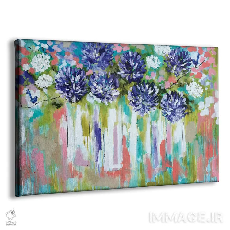 تابلو آگاپانتوس و رانهای باشکوه (نوع پرنده) اثر آماندا جی. بروکس - نمای پرسپکتیو محصول