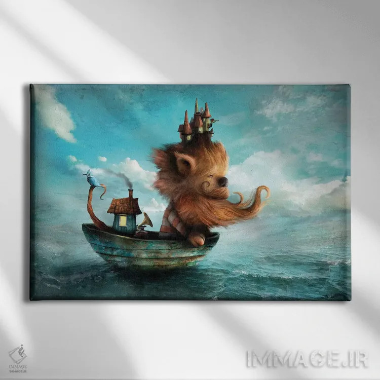 تابلو ردبیرد (ریش قرمز، لقب یا نام) اثر الکساندر یانسون - نمای روبهرو روی دیوار