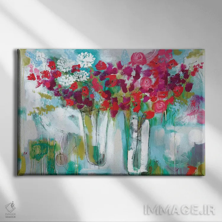 تابلو شَرمان (فرانسوی: دوستداشتنی) اثر آماندا جی. بروکس - نمای روبهرو روی دیوار