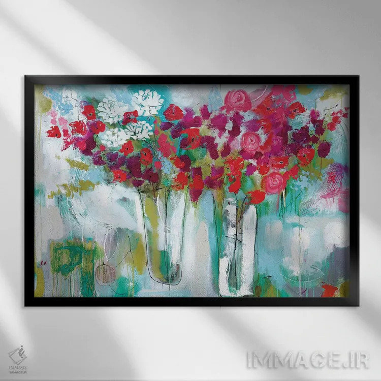 تابلو شَرمان (فرانسوی: دوستداشتنی) اثر آماندا جی. بروکس - نمای قابدار مشکی