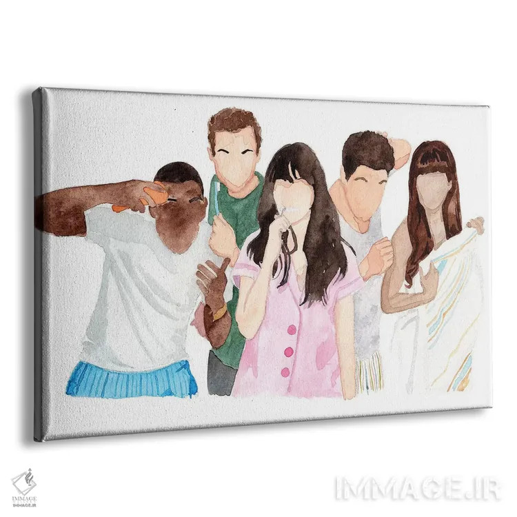 تابلو دختر جدید اثر ایجی فیلوپولوس - نمای پرسپکتیو محصول