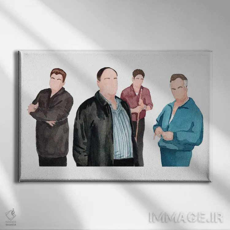 تابلو سوپرانوها (سریال) اثر ایجی فیلوپولوس - نمای روبهرو روی دیوار