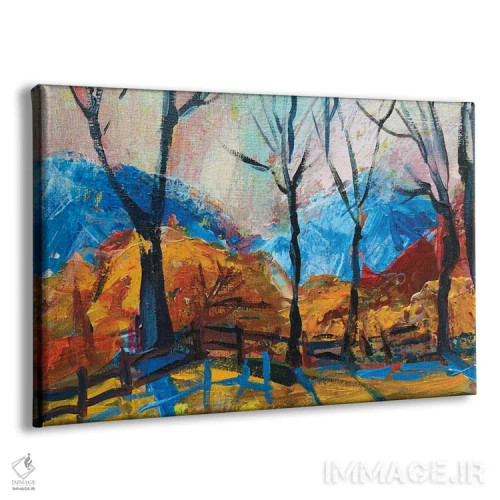 تابلو پاییز طلایی اثر الکساندرا جاگودا - نمای پرسپکتیو محصول