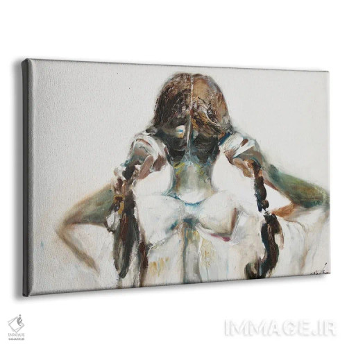 تابلو دمموشیها (مدل مو) اثر الکساندرا جاگودا - نمای پرسپکتیو محصول