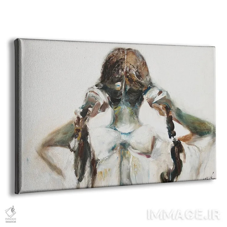 تابلو دمموشیها (مدل مو) اثر الکساندرا جاگودا - نمای پرسپکتیو محصول