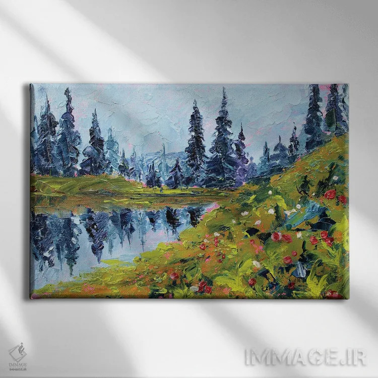 تابلو پارک المپیک اثر الکساندرا جاگودا - نمای روبهرو روی دیوار