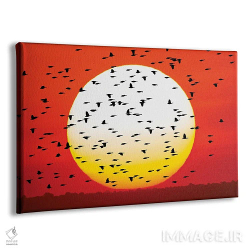 تابلو گروه سار بلکبرد بالقرمز در مقابل خورشید بزرگ، پناهگاه حیات وحش بوسکه دل آپاچی، نیومکزیکو اثر آدام جونز - نمای پرسپکتیو محصول