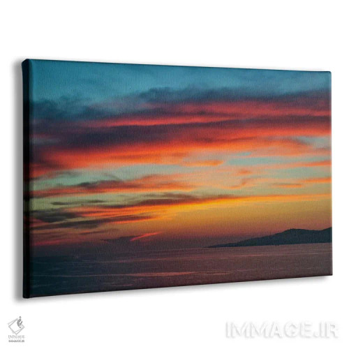 تابلو غروب باشکوه دریایی، میکونوس، سیکلادس، یونان اثر آدام جونز - نمای پرسپکتیو محصول