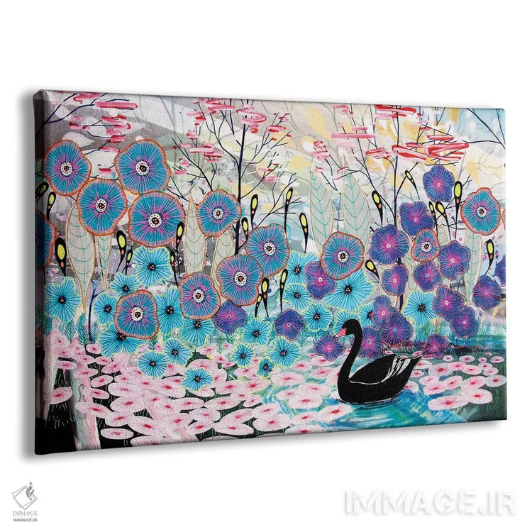 تابلو قوی سیاه اثر آجا تریر - نمای پرسپکتیو محصول