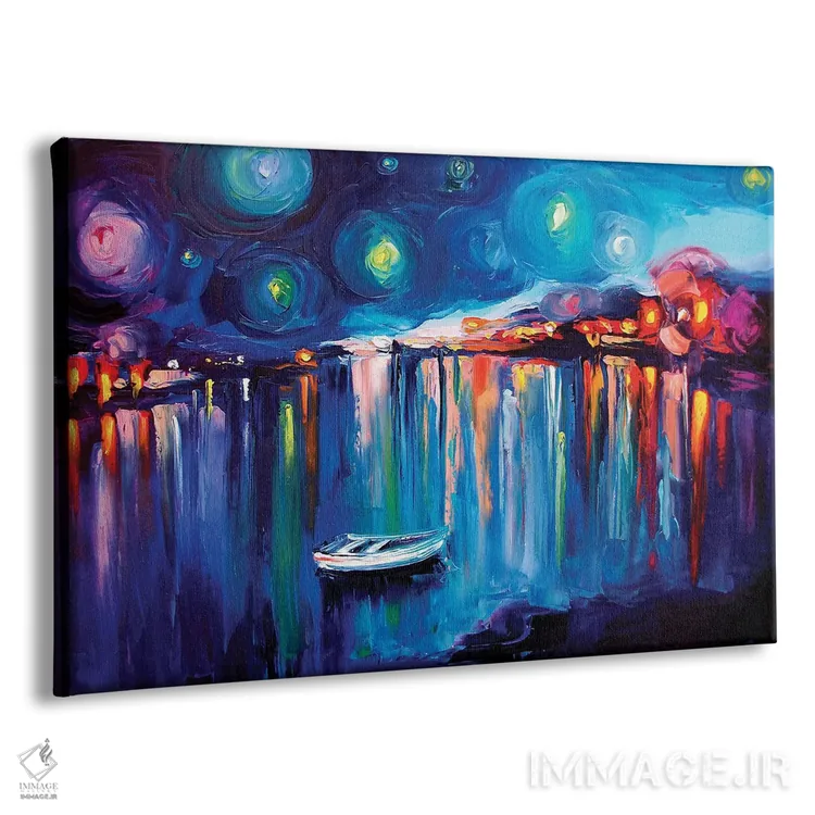 تابلو بندر نیمه‌شب بیست و دوم اثر آجا تریر - نمای پرسپکتیو محصول