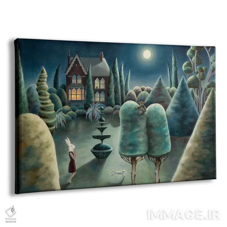 تابلو سرگردانیهای شبانه اثر آنتوانت کلی - نمای پرسپکتیو محصول