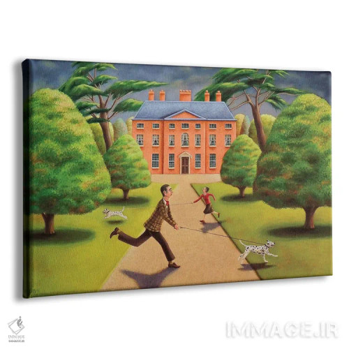 تابلو برخی دیوانهٔ تابستاناند، برخی نه! اثر آنتوانت کلی - نمای پرسپکتیو محصول