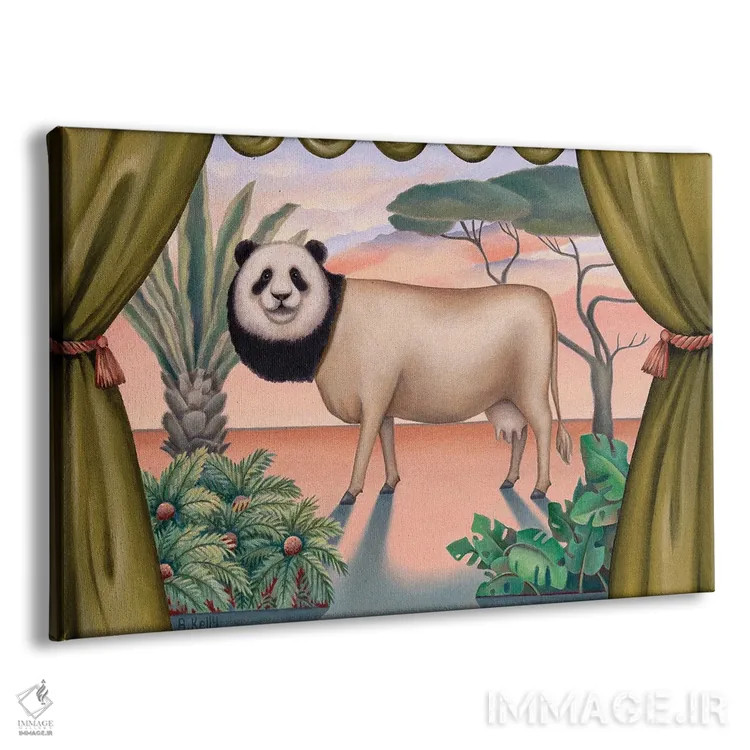 تابلو آماندا پاندا اثر آنتوانت کلی - نمای پرسپکتیو محصول