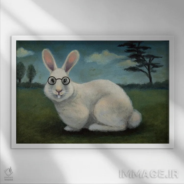 تابلو هوراس اثر آنتوانت کلی - نمای قابدار سفید