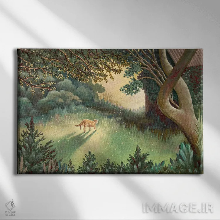 تابلو در صبح اثر آنتوانت کلی - نمای روبهرو روی دیوار