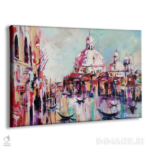 تابلو ونیز (شهر ایتالیا) اثر آلیاکساندرا تسسارسکایا - نمای پرسپکتیو محصول