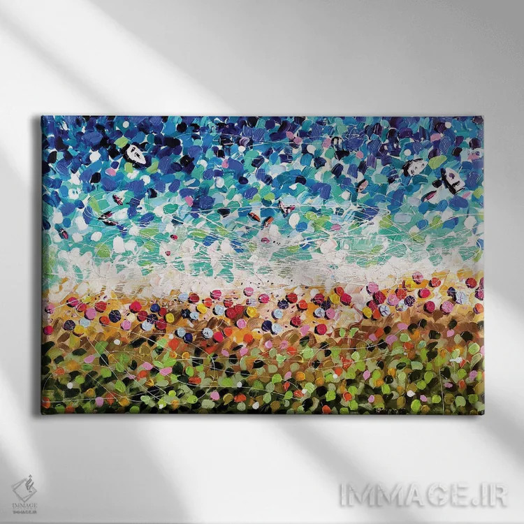 تابلو تابستان، تابستان اثر آلیاکساندرا تسسارسکایا - نمای روبهرو روی دیوار