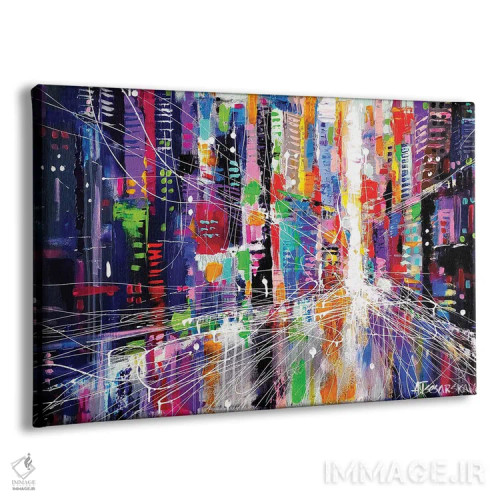 تابلو زندگی بزرگ در نیویورک اثر آلیاکساندرا تسسارسکایا - نمای پرسپکتیو محصول