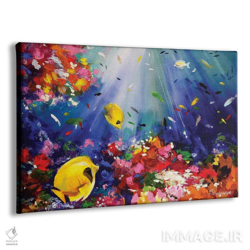 تابلو اعماق جادویی دریا اثر آلیاکساندرا تسسارسکایا - نمای پرسپکتیو محصول