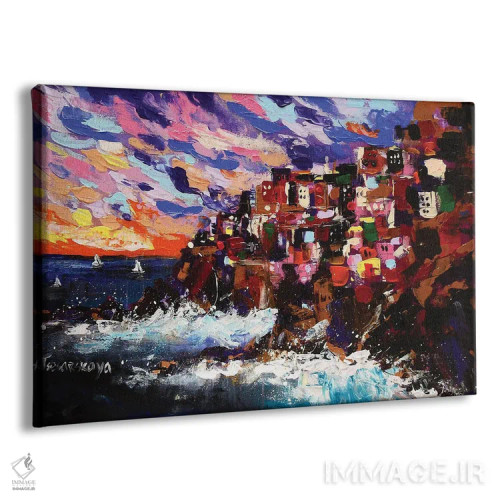 تابلو شهر خورشید اثر آلیاکساندرا تسسارسکایا - نمای پرسپکتیو محصول