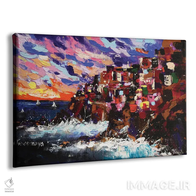 تابلو شهر خورشید اثر آلیاکساندرا تسسارسکایا - نمای پرسپکتیو محصول
