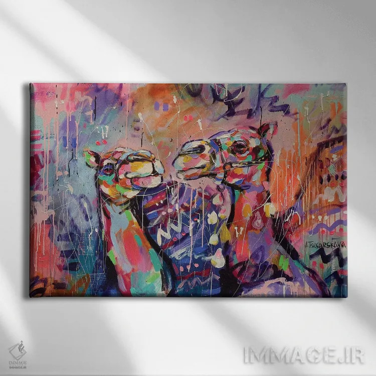 تابلو آرامش اثر آلیاکساندرا تسسارسکایا - نمای روبهرو روی دیوار