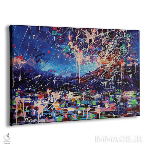 تابلو آتشفشان اثر آلیاکساندرا تسسارسکایا - نمای پرسپکتیو محصول