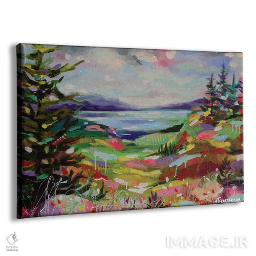 تابلو آرامش اثر آلیاکساندرا تسسارسکایا - نمای پرسپکتیو محصول