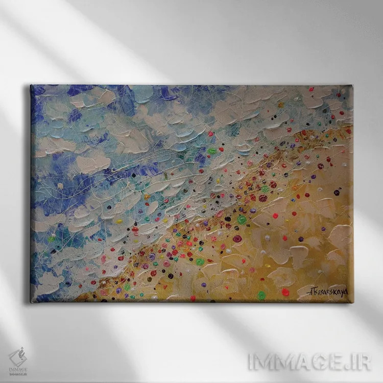 تابلو دکوراسیون فضایی من اثر آلیاکساندرا تسسارسکایا - نمای روبهرو روی دیوار