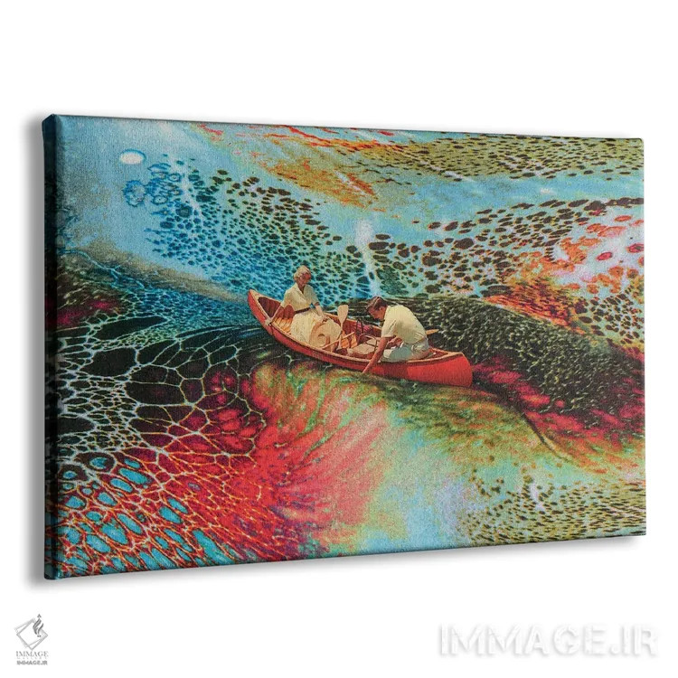 تابلو سفر روانگردان اثر آندریاس لیه - نمای پرسپکتیو محصول