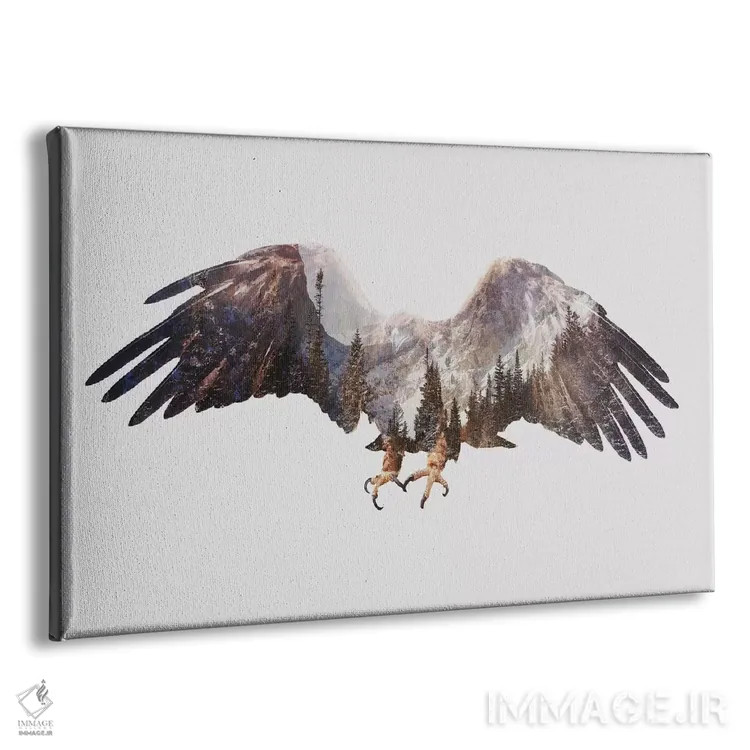 تابلو عقاب قطبی اثر آندریاس لیه - نمای پرسپکتیو محصول