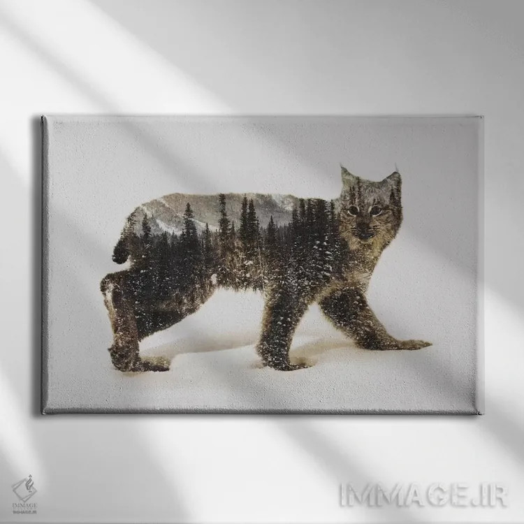 تابلو سیاهگوش II اثر آندریاس لیه - نمای روبهرو روی دیوار