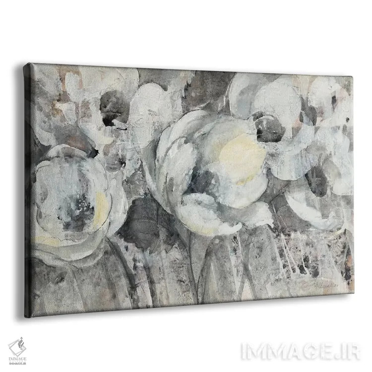 تابلو خیالپردازی گلها اثر آلبنا خریستوا - نمای پرسپکتیو محصول