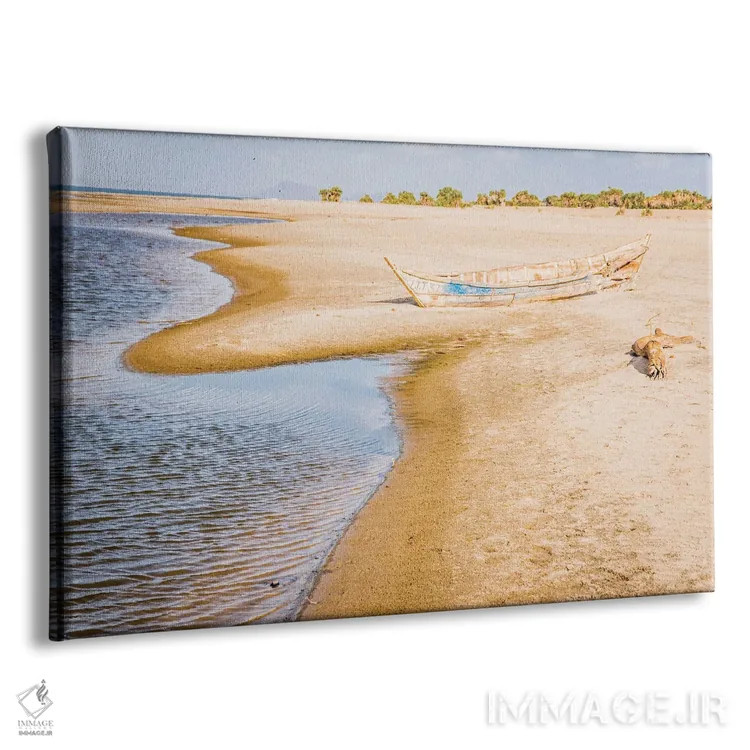 تابلو شرق آفریقا، کنیا. حوضه رودخانه اومو، حوضه دریاچه تورکانا، ساحل غربی دریاچه تورکانا، ساحل کمپ لوبولو اثر آلیسون جونز - نمای پرسپکتیو محصول