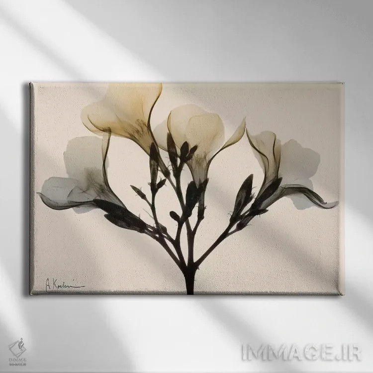 تابلو طلوع افرا اثر آلبرت کوئتسیِر - نمای روبهرو روی دیوار