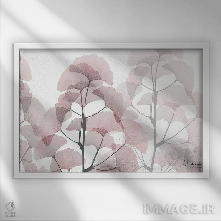 تابلو جینکوی فراوان اثر آلبرت کوئتسیِر - نمای قابدار سفید