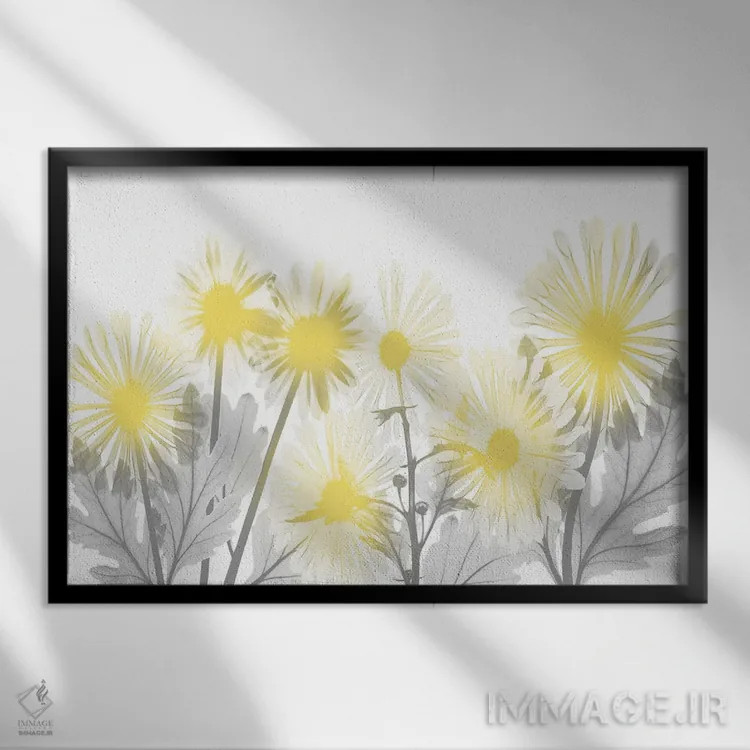 تابلو درخشش روشنشده I اثر آلبرت کوئتسیِر - نمای قابدار مشکی