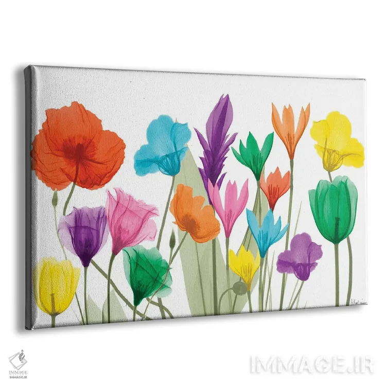 تابلو جواهرات خوشمنظر گلدار I اثر آلبرت کوئتسیِر - نمای پرسپکتیو محصول