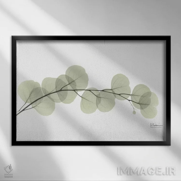 تابلو اکالیپتوس اثر آلبرت کوئتسیِر - نمای قابدار مشکی