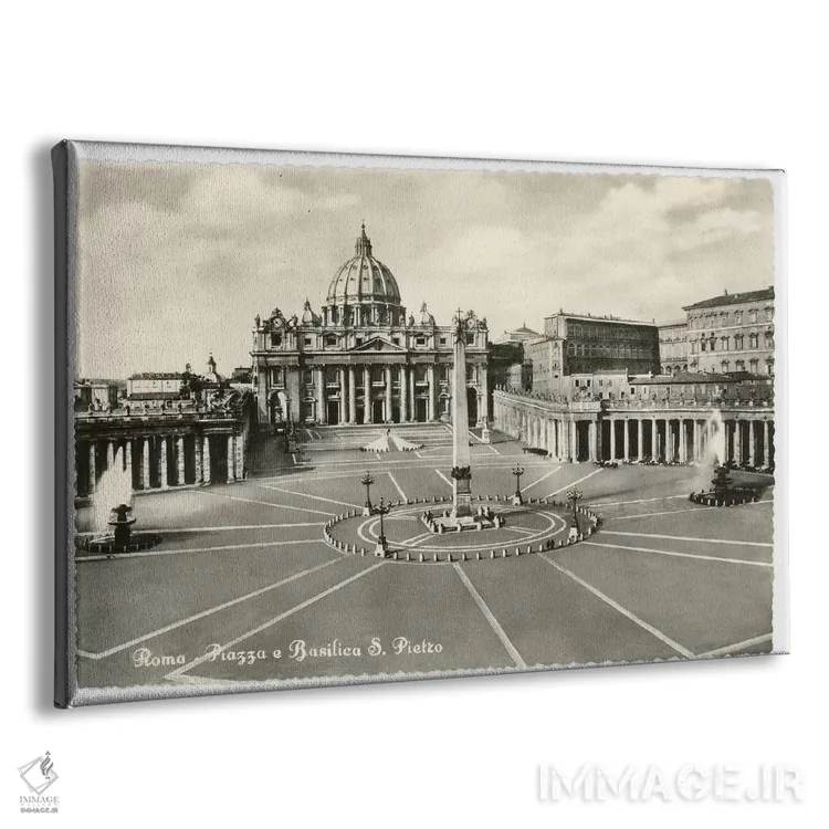 تابلو کلیسای سن پیتر (واتیکان) اثر آلن پل - نمای پرسپکتیو محصول