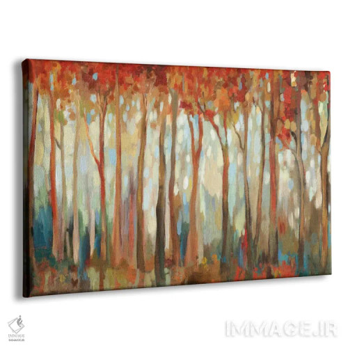 تابلو جنگل مرمری I اثر آلیسون پیرس - نمای پرسپکتیو محصول