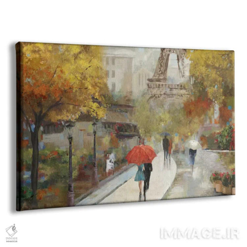 تابلو خیابان پاریسی (فرانسه) اثر آلیسون پیرس - نمای پرسپکتیو محصول