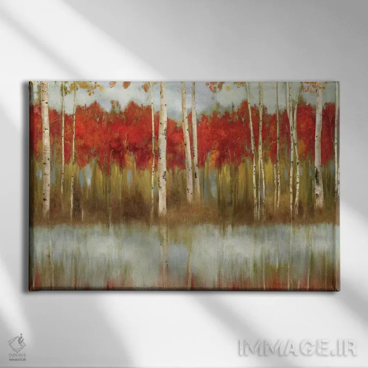 تابلو لبه اثر آلیسون پیرس - نمای روبهرو روی دیوار