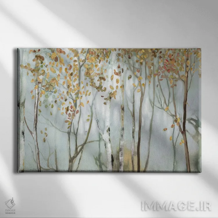 تابلو توس در مه II اثر آلیسون پیرس - نمای روبهرو روی دیوار